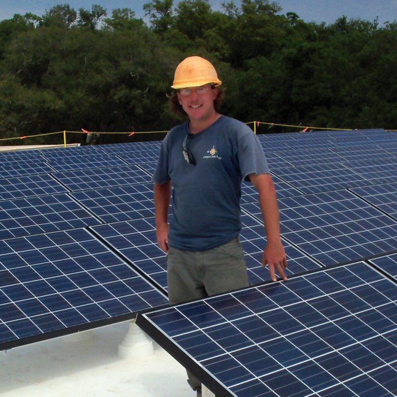 A rooftop solar installation in the Florida panhandle.
